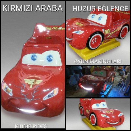 KIRMIZI BÜYÜK ARABA KİDDİE RİDES